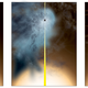 Artist’s conception of how the “nearly naked” supermassive black hole originated. Image: Bill Saxton, NRAO/AUI/NSF